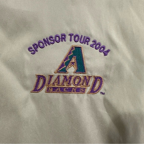 Y2K MLB Diamondbacks Pullover Windbreaker - Picture 3 of 9